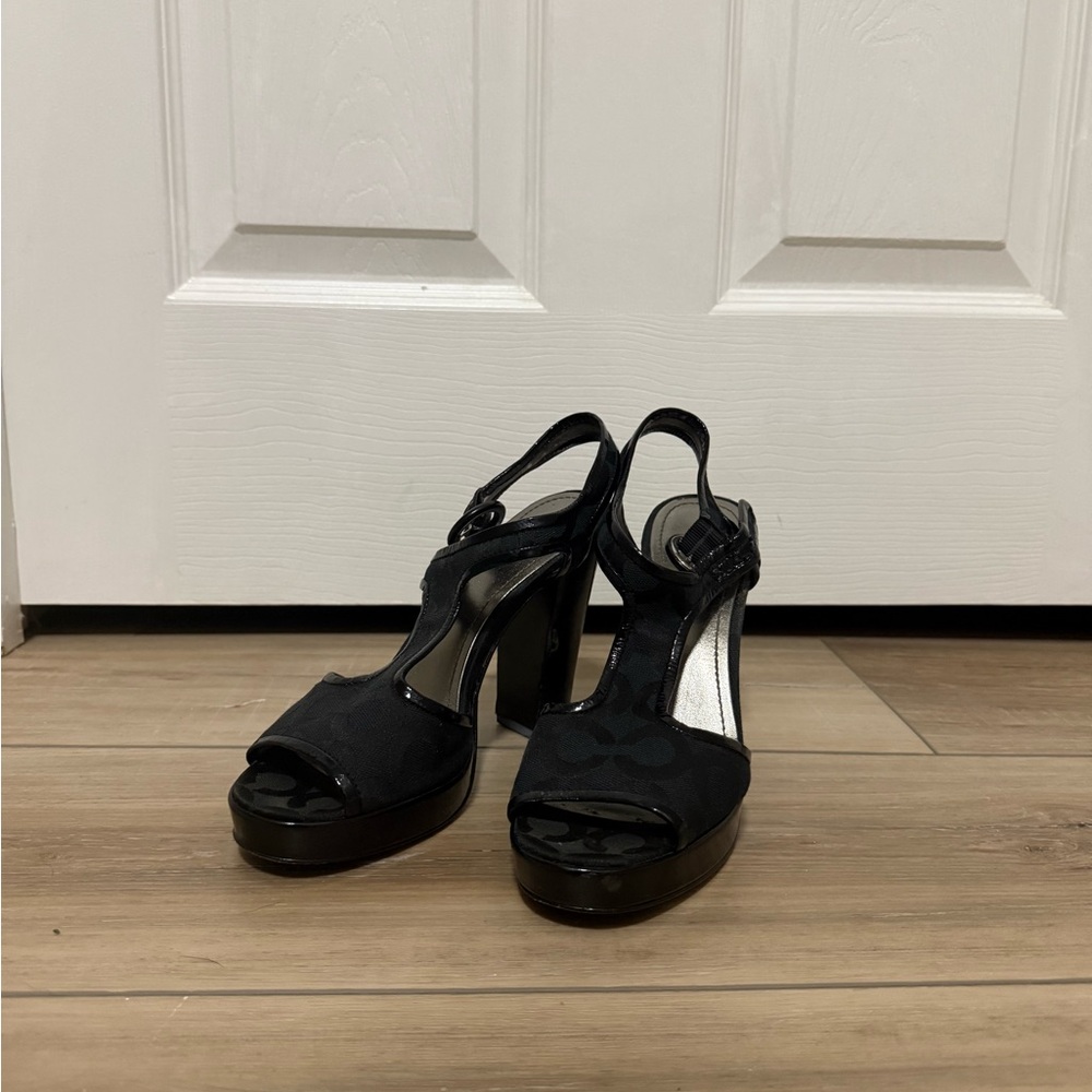 Coach Elegant Black Women's Heels